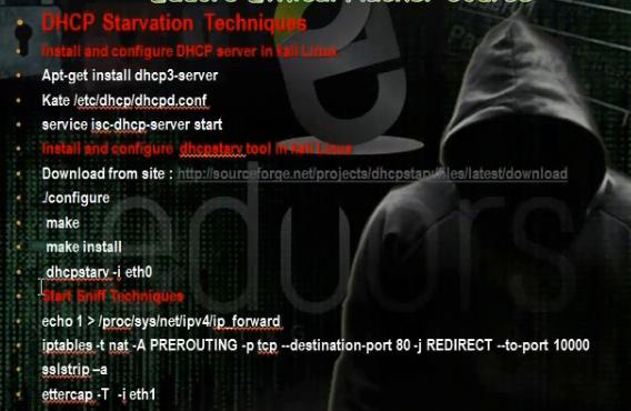 We have to install the DHCP server on the hacker computer Then we make - photo 13