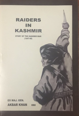 Akbar Khan - Raiders in Kashmir
