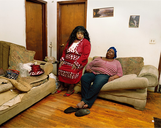 Deana Lawson Taneishas Gravity 2019 An older Black woman in a cherry - photo 6