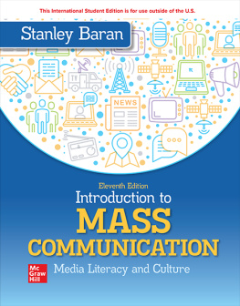 Stanley J. Baran - ISE Introduction to Mass Communication (ISE HED B&B JOURNALISM)