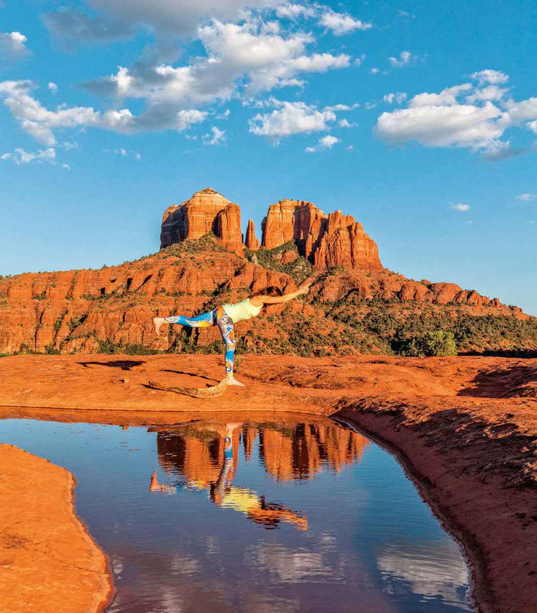 The warm desert rocks of Sedona create a welcoming environment for yogis to - photo 6