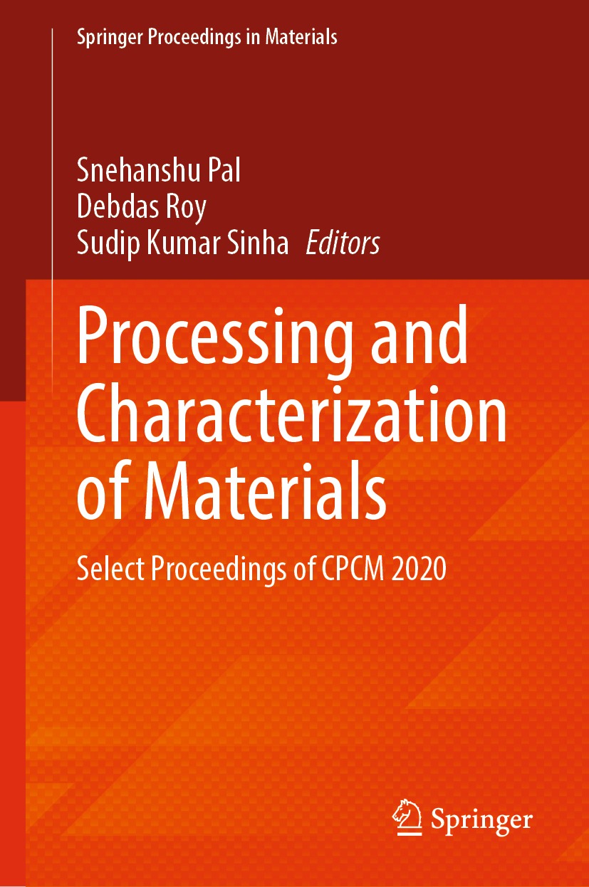 Book cover of Processing and Characterization of Materials Volume 13 - photo 1