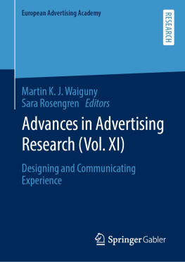 Martin K.J. Waiguny - Advances in Advertising Research (Vol. XI): Designing and Communicating Experience