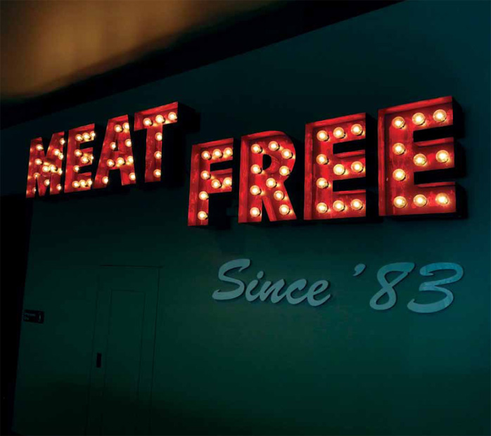 THE WAY A DINER SHOULD BE Meat free since 83 is the no-bones-about-it slogan - photo 4
