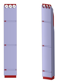 Fig 4 Schematic of the main faade facing the prevailing wind direction of - photo 4