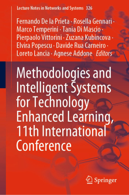 Fernando De la Prieta - Methodologies and Intelligent Systems for Technology Enhanced Learning, 11th International Conference