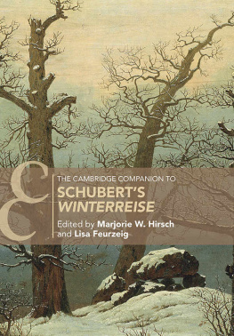 Marjorie W. Hirsch - The Cambridge Companion to Schubert’s Winterreise