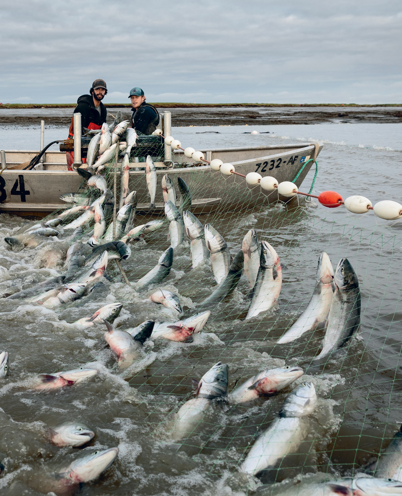 Setnetters working the Kvichak River where sockeye enter from Bristol Bay - photo 9