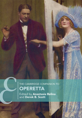 Anastasia Belina The Cambridge Companion to Operetta