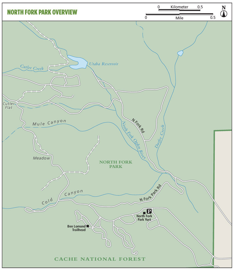 Weber Countys North Fork Park is a foothills playground for hiking mountain - photo 3