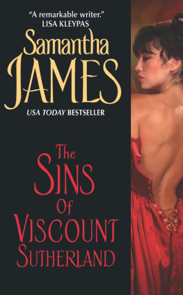 Samantha James - The Sins of Viscount Sutherland