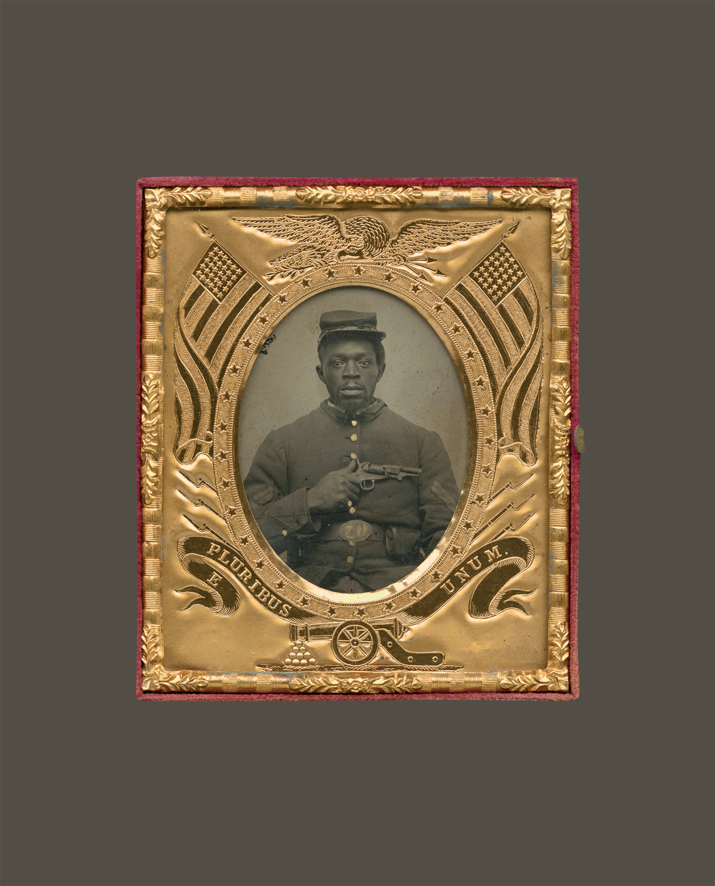 Portrait of a US soldier ca 1865 Approximately 200000 Black soldiers and - photo 4