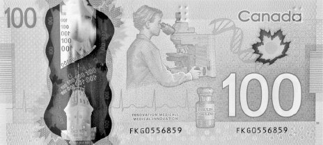 FIGURE I1 One-hundred-dollar Canadian bill Bank of Canada This controversy - photo 2