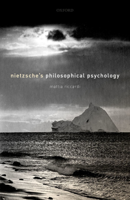 Mattia Riccardi - Nietzsches Philosophical Psychology