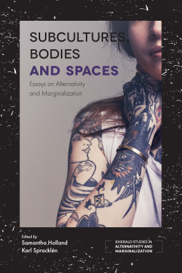 Samantha Holland (editor) - Subcultures, Bodies and Spaces: Essays on Alternativity and Marginalization