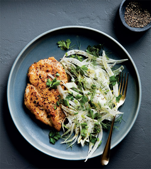 JANUARY An herb and fennel salad is a quick fix for a cool-weather menu that - photo 6