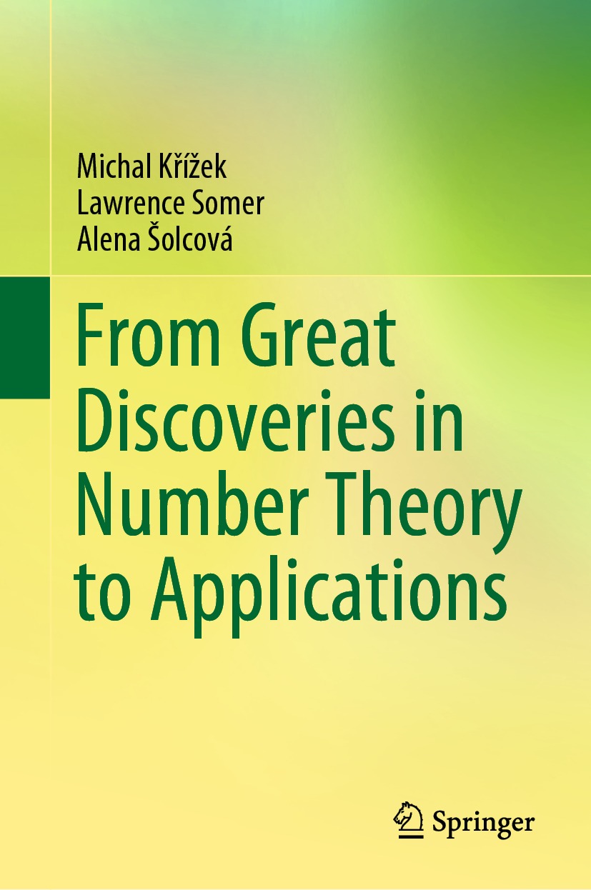 Book cover of From Great Discoveries in Number Theory to Applications - photo 1