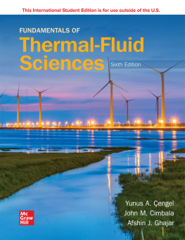 Yunus A. Cengel Dr. - ISE Fundamentals of Thermal-Fluid Sciences (ISE HED MECHANICAL ENGINEERING)