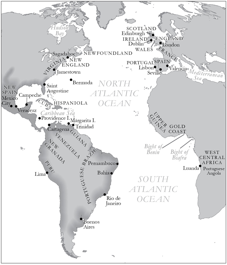 The Atlantic World in 1619 Drawn by Jonathan W Chipman Introduction JAMES - photo 3