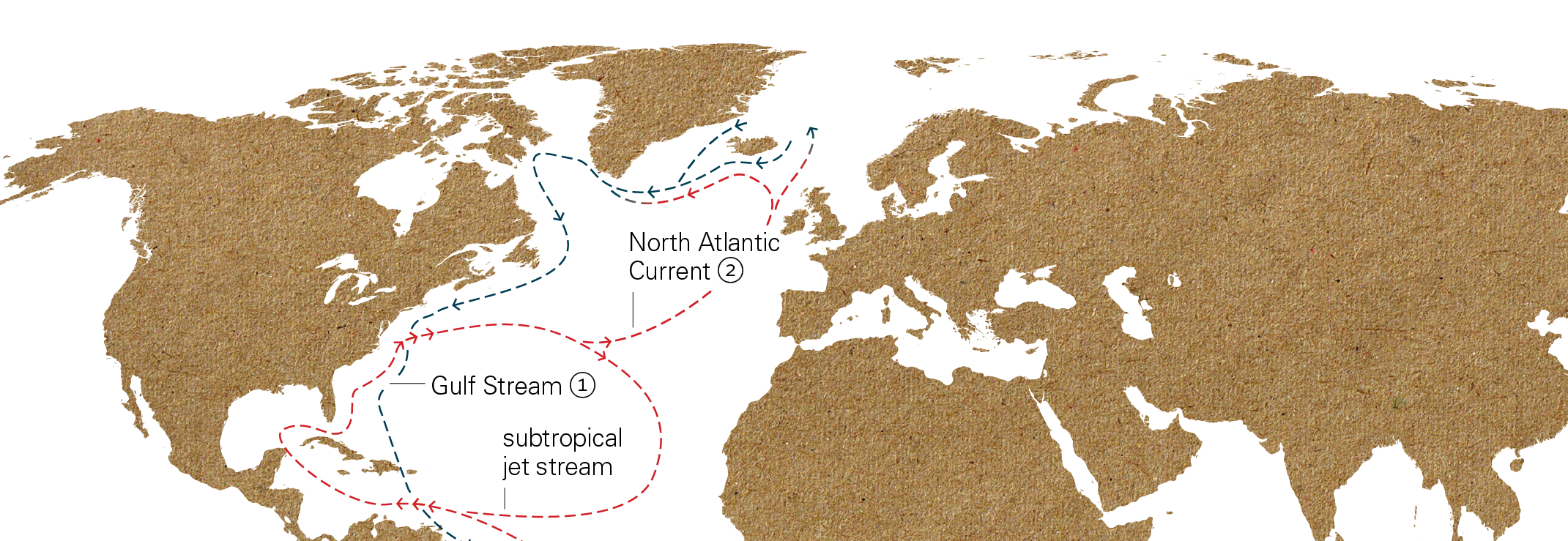 warm surface currents cold deep water currents WEATHER AND CLIMATE EXTREMES - photo 6