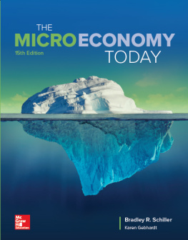 Bradley R. Schiller The micro economy today