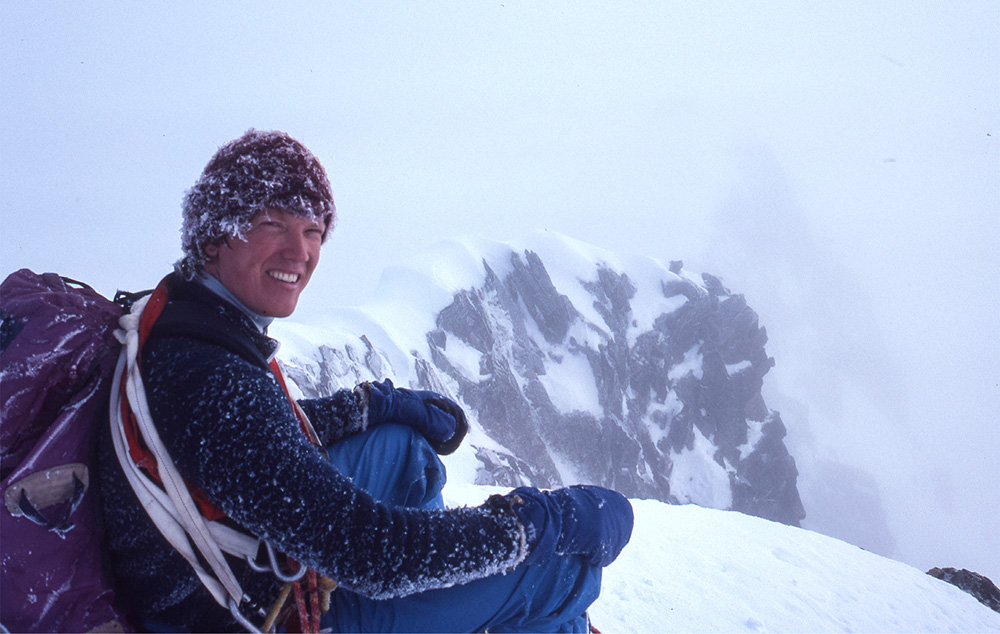 Gordy Skoog atop Mount Formidable making the first winter ascent 1981 Photo - photo 8