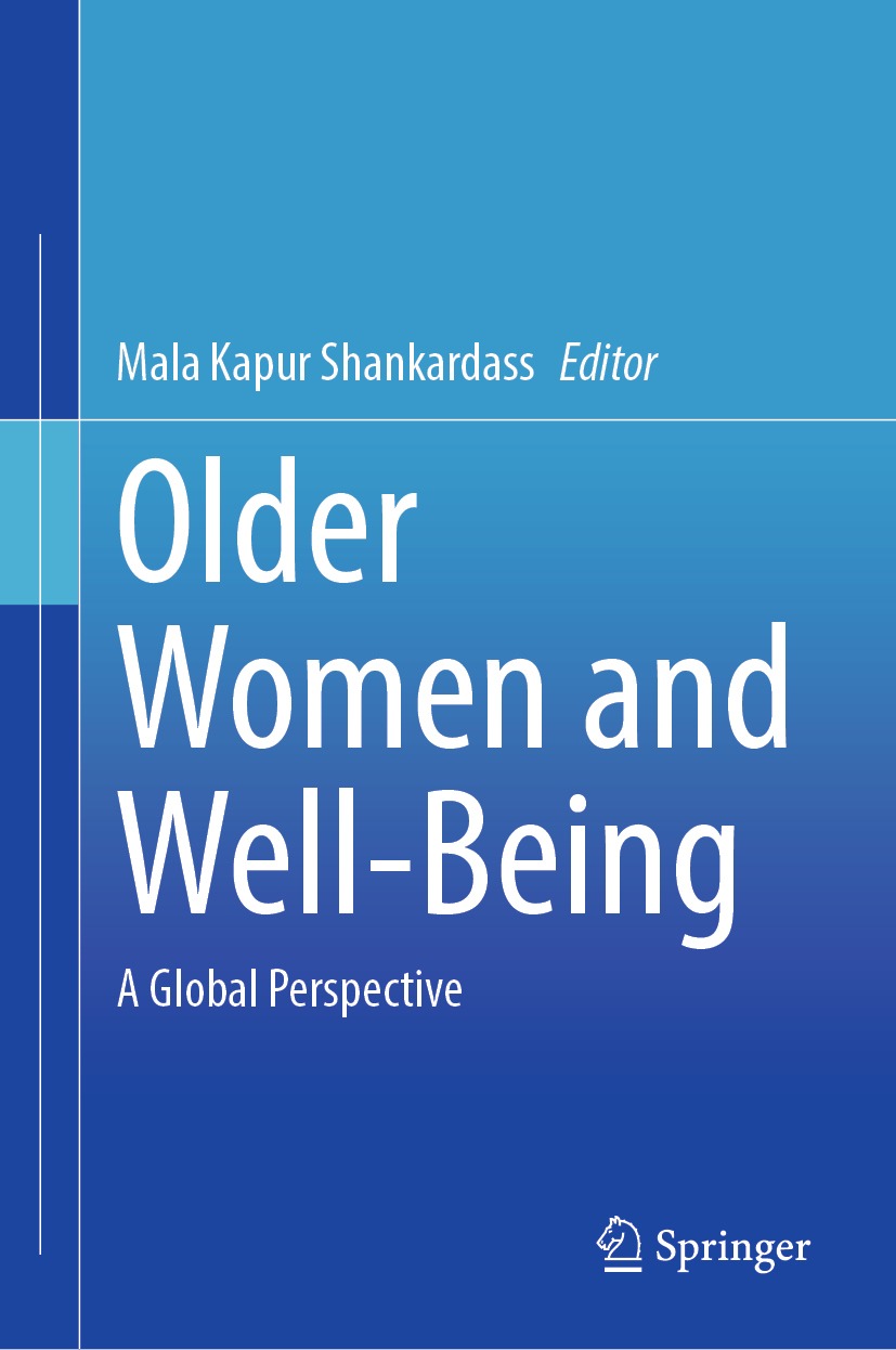 Book cover of Older Women and Well-Being Editor Mala Kapur Shankardass - photo 1