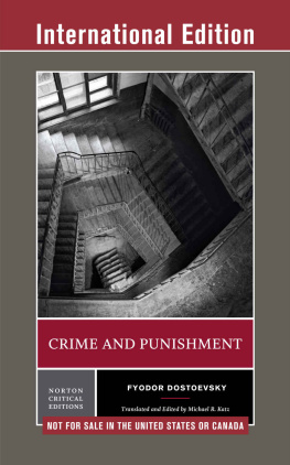 Dostoevsky - Crime and Punishment:A Norton Critical Edition