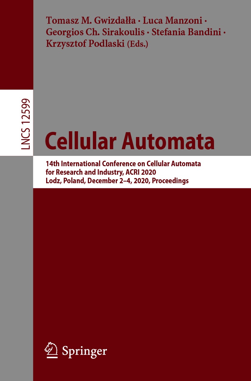Book cover of Cellular Automata Volume 12599 Lecture Notes in Computer - photo 1