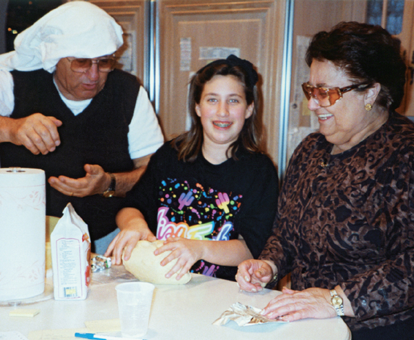 Making rugelach with Grandma Polly and Grandpa Kiko When it was time to curl - photo 6