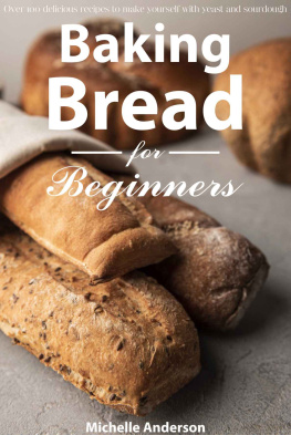 Anderson - Baking bread for beginners: Over 100 delicious recipes to make yourself with yeast and sourdough