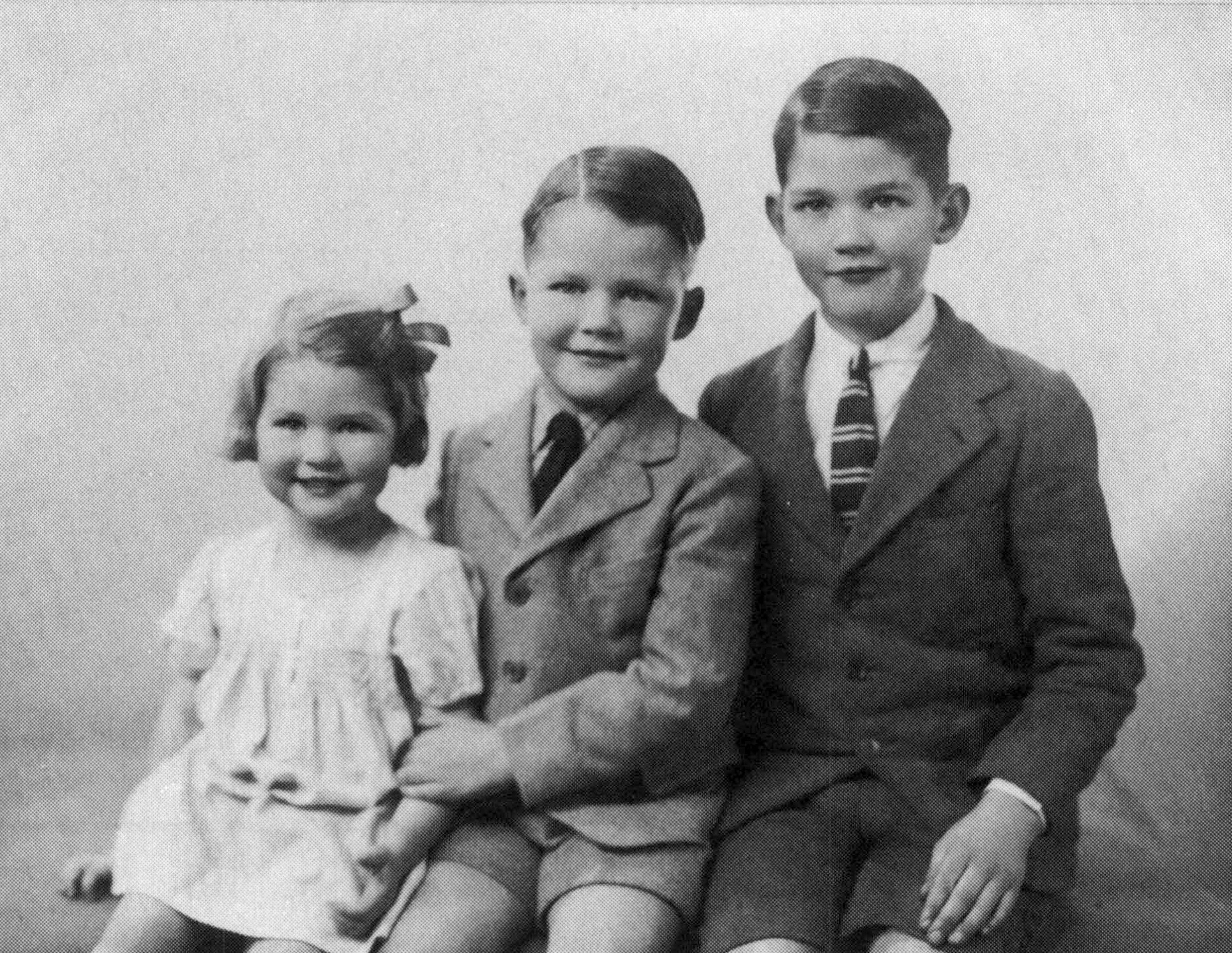 An early threesome Rosemary Bruce and George Stonyhurst leavers 1946 - photo 6