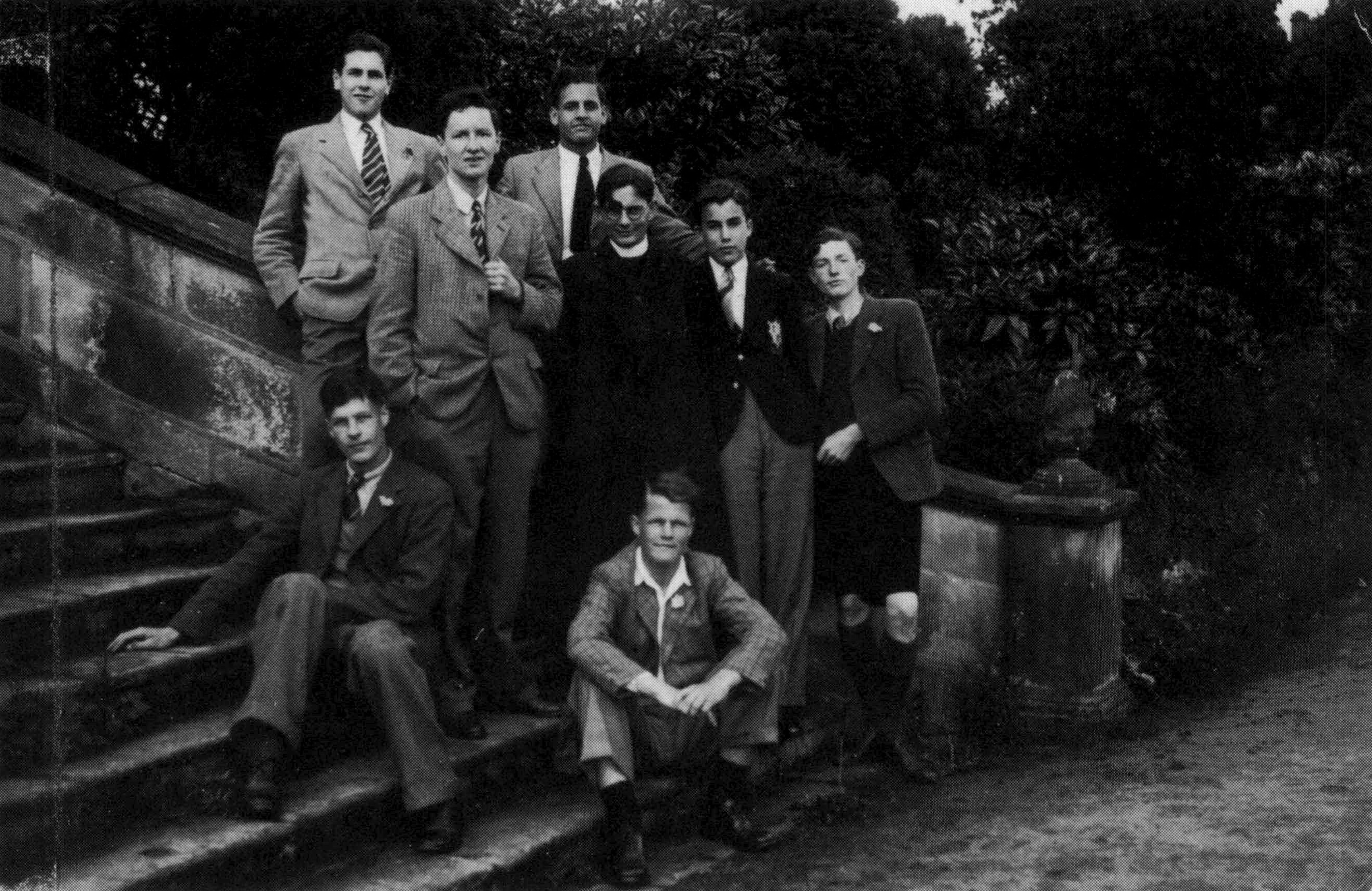 Stonyhurst leavers 1946 Paul Johnson is standing on the right Ending my - photo 7