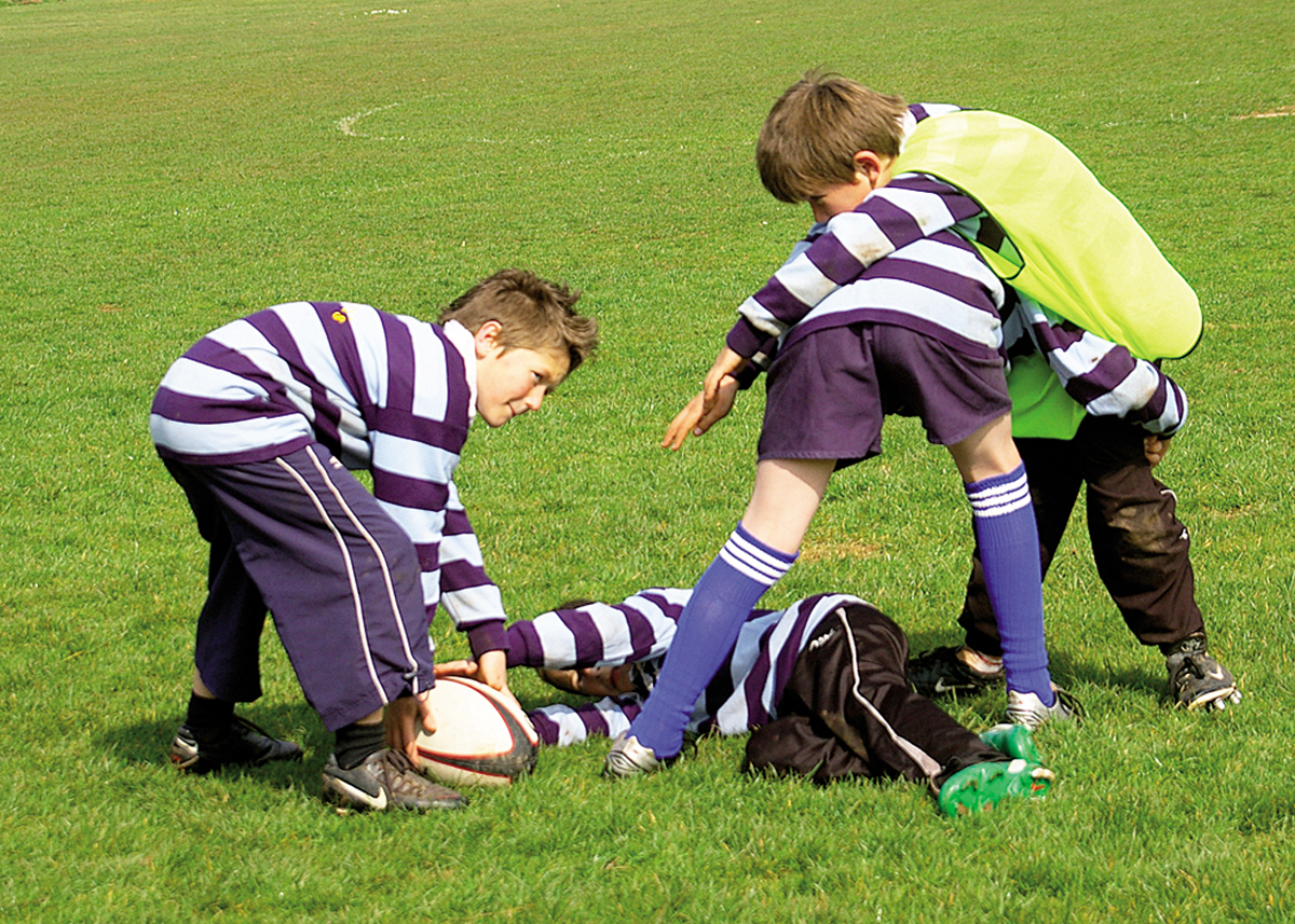 During a ruck players will be fighting for possession of the ball FORWARD - photo 3