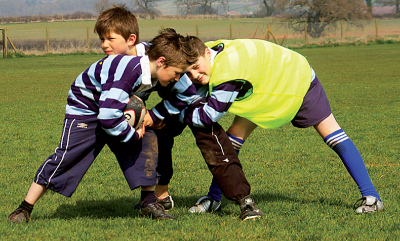 In a maul one of the players will have hold of the ball TOUCH LINE The line - photo 4