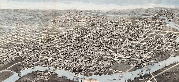 Map of Wilmington Delaware 1874 Howard Pyle as a young man c1883 The - photo 16