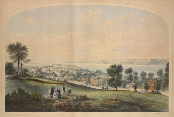 View of Yonkers a city in Westchester County New York 1860 Bangs birthplace - photo 16