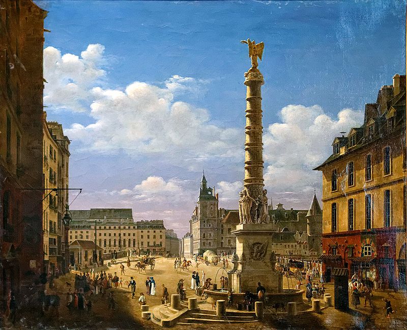 Place du Chatelet Paris by Etienne Bouhot 1810 du Maurier was born in Paris - photo 15