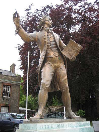 Statue of Paine in Thetford Common Sense THIRD EDITION TEXT Published - photo 17