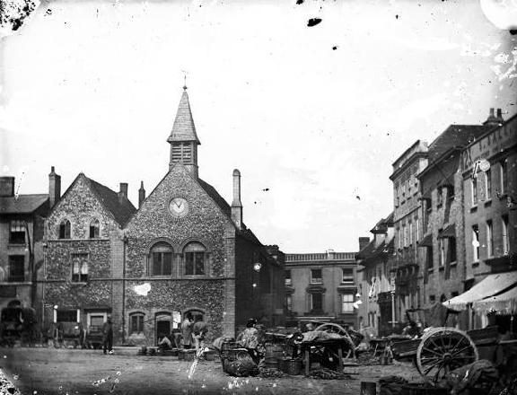 Bury St Edmunds a market town in Suffolk c 1860 Ouidas birthplace Ouida - photo 14