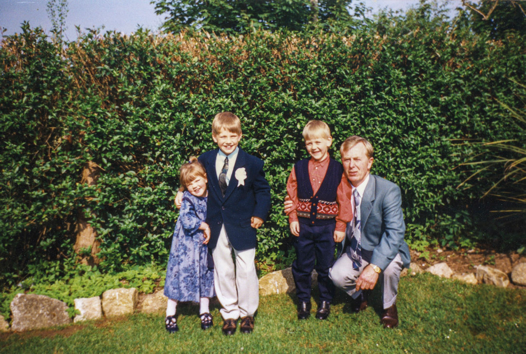 2 My Communion Day with my sister Alex brother William and godfather Sean - photo 2