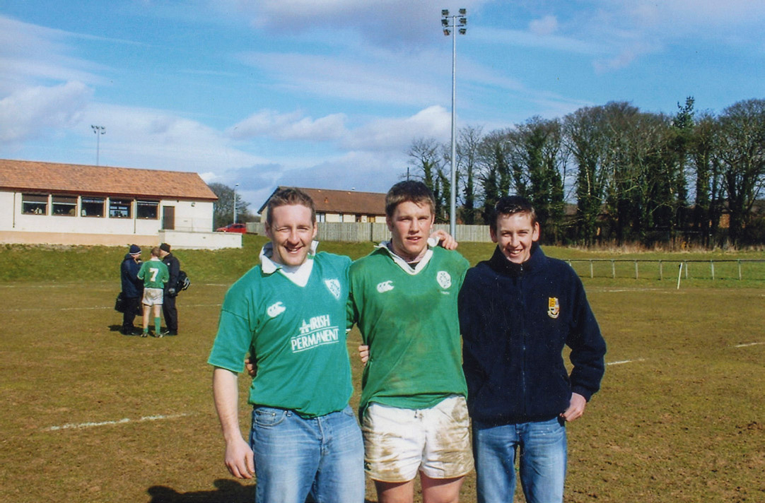 6 Celebrating with the Leinster Youths team after winning the interprovincial - photo 5