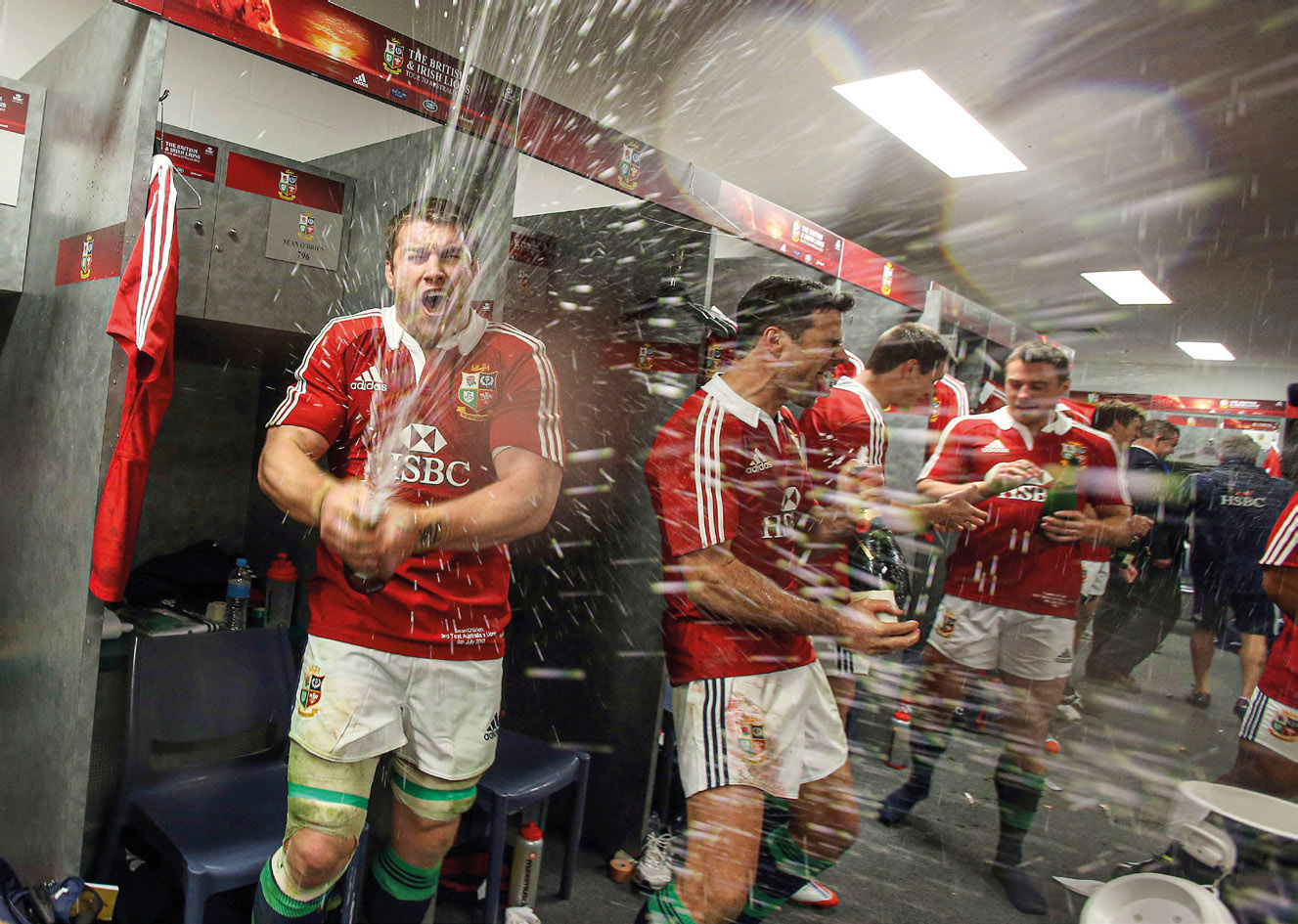 12 Celebrating the series win on my first British and Irish Lions tour in - photo 12