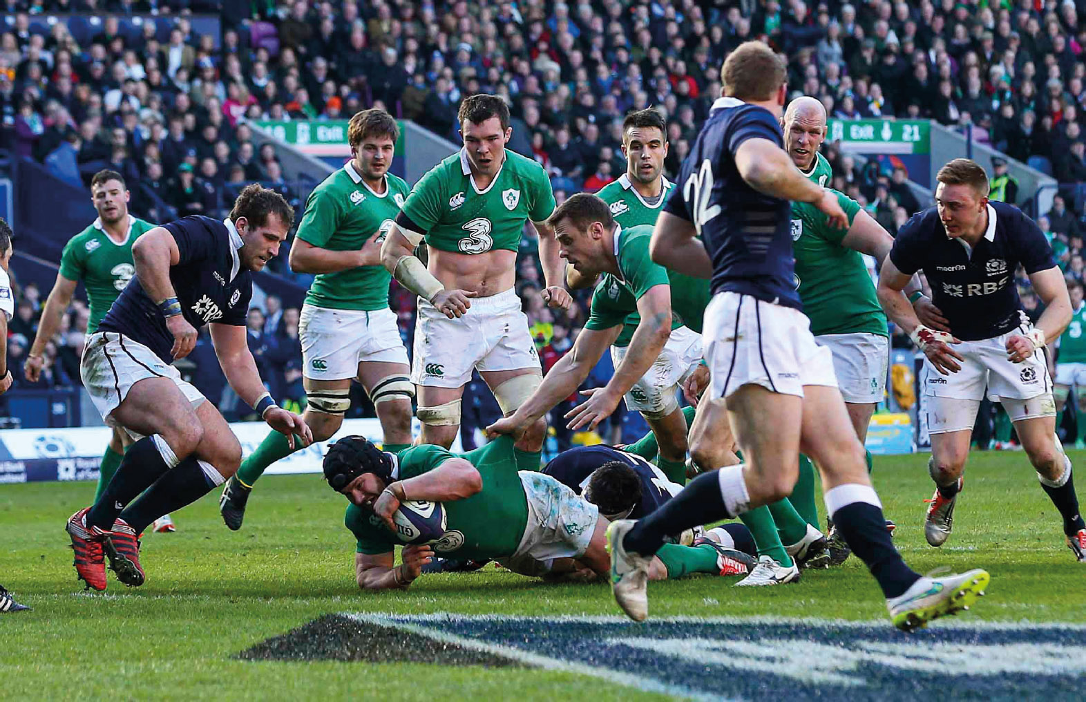 13 I like this photo of my second try in the 2015 Six Nations win against - photo 13