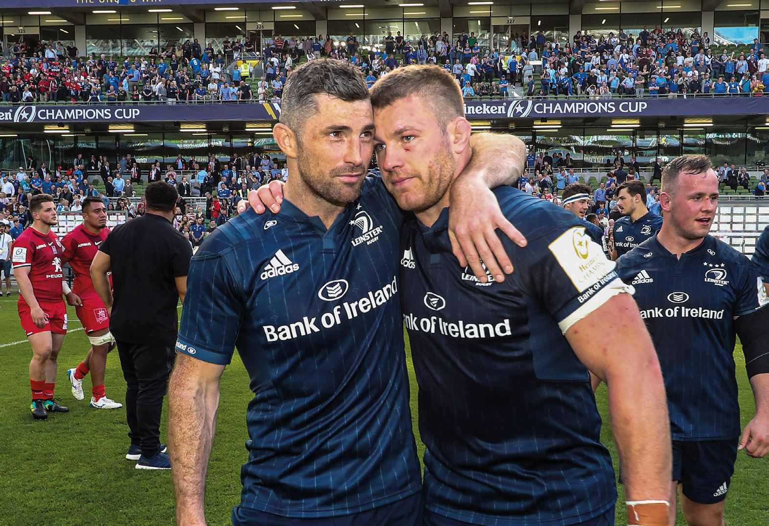 17 With Rob Kearney after my last Leinster game at home in the Aviva a win in - photo 17