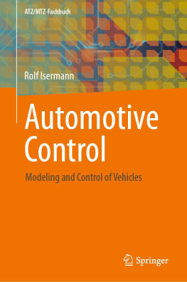 Rolf Isermann Automotive Control: Modeling and Control of Vehicles