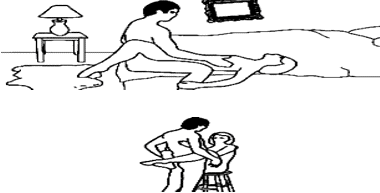 In the first image the man is seated while the lady is lying In the second - photo 11