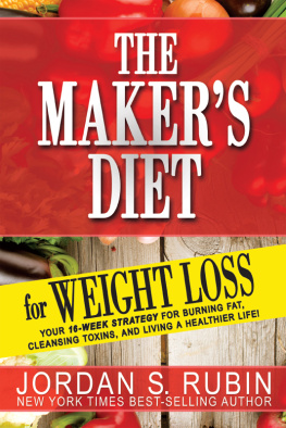 Jordan Rubin - The makers diet for weight loss