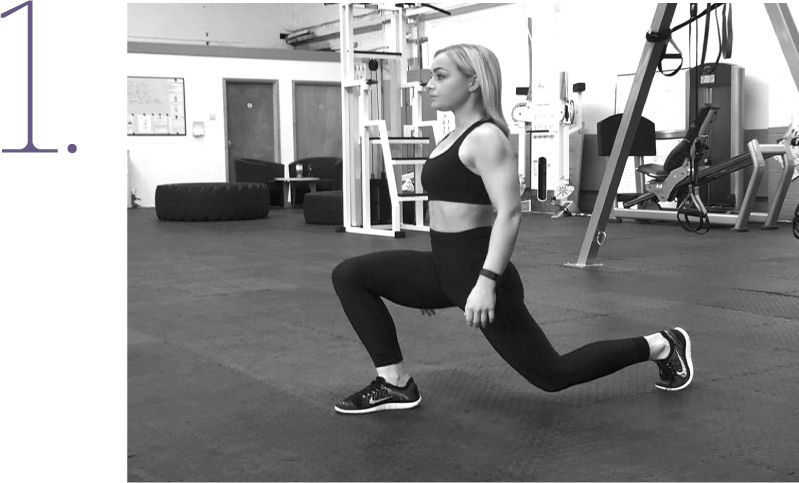 x 20 With your feet a hip width apart and keeping your chest up squat down - photo 2