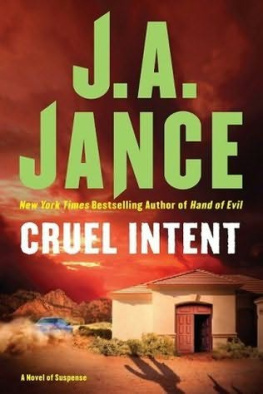 J.A. Jance Cruel Intent